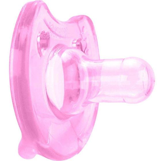 Imagem de A Chupeta Silicone Soft Comfort Bico Redondo N1 Rosa - Kuka