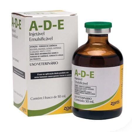 Imagem de  A-D-E Sup. Vit. Inj. Emulsificável Div. Animais 50ml Zoetis