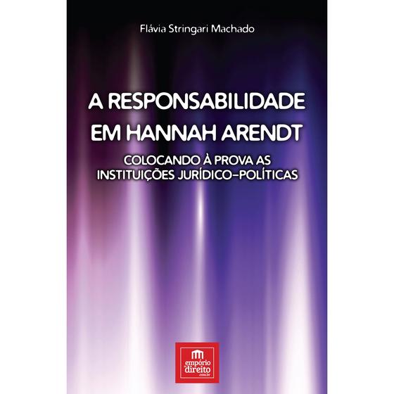 Imagem de A responsabilidade em Hannah Arendt colocando à prova as ins