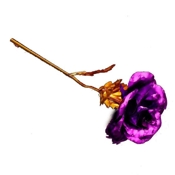 Imagem de A Rosa Encantada De Ouro Roxo Lilás