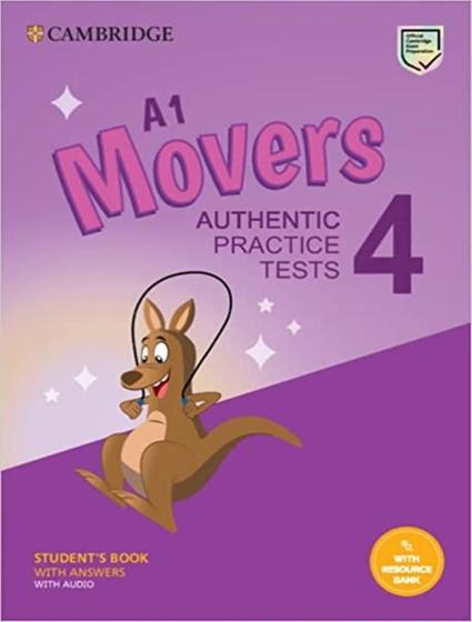 Imagem de A1 movers 4 sb with answers with audio with resource bank - CAMBRIDGE UNIVERSITY