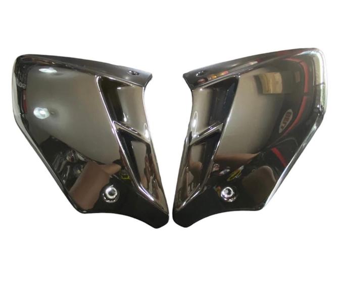Imagem de Aba do tanque honda cbx250 twister 2006 preta s/faixa par