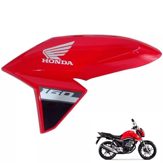 Imagem de Aba Esquerda Tanque Cg Titan 160 2020 2021 Vermelho Marrakesh Original Honda