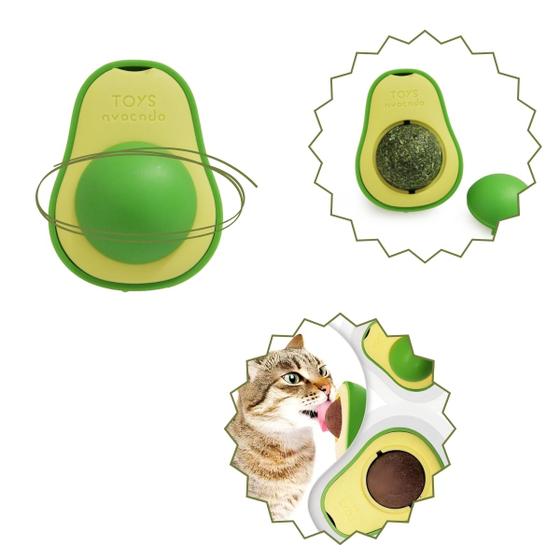 Imagem de Abacate De Brinquedo Com Catnip Erva De Gato