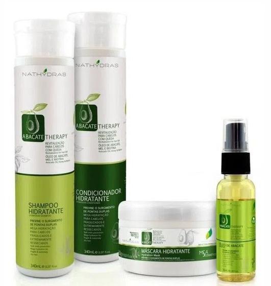 Imagem de Abacate Therapy Nathydras Shampoo, Condicionador, Máscara e Óleo