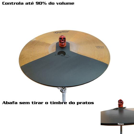 Imagem de Abafador DGroove para Prato 15 - Reduz o volume - Estude com controle