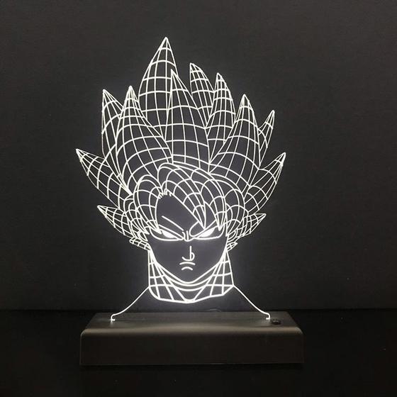 Imagem de Abajur Dragon Ball Z Goku Luminaria LED 3D  GK123