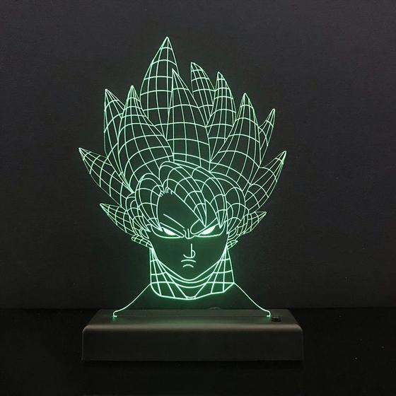 Imagem de Abajur Dragon Ball Z Goku Luminaria LED 3D  GK123