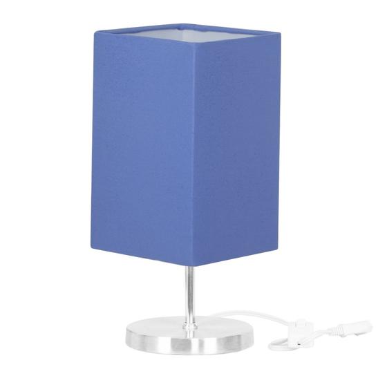 Imagem de Abajur Eros Quad Azul com Base Redonda