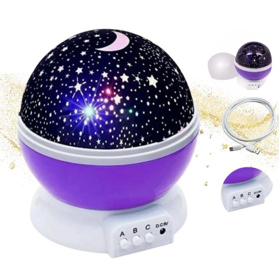 Imagem de Abajur Estrela 360º LED Galaxy Rosa Mesa Perfeita