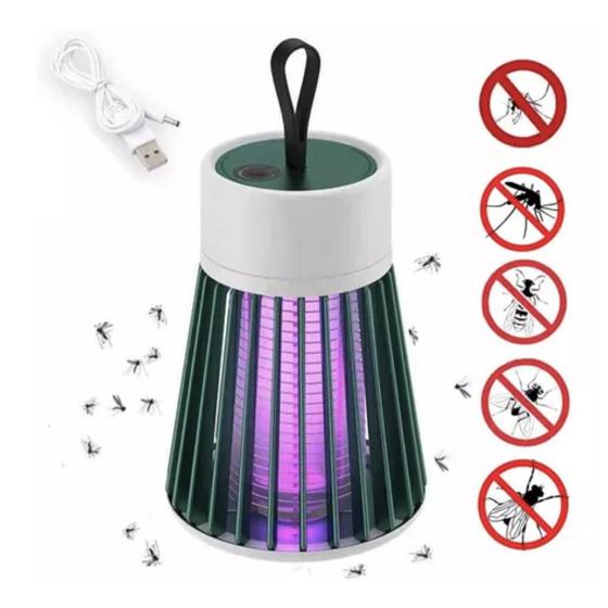 Imagem de Abajur Luminária Armadilha Mata Mosquito Pernilongo Led Usb