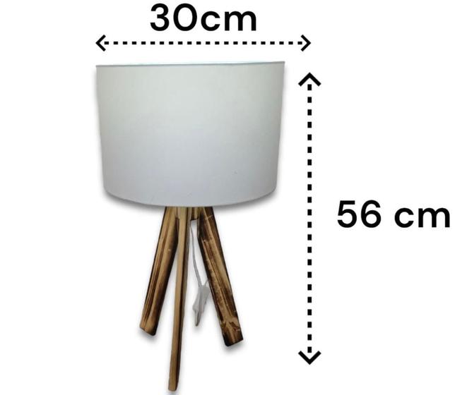 Abajur Luminária De Chão Iluminação Perfeita Tripé Bivolt ACB