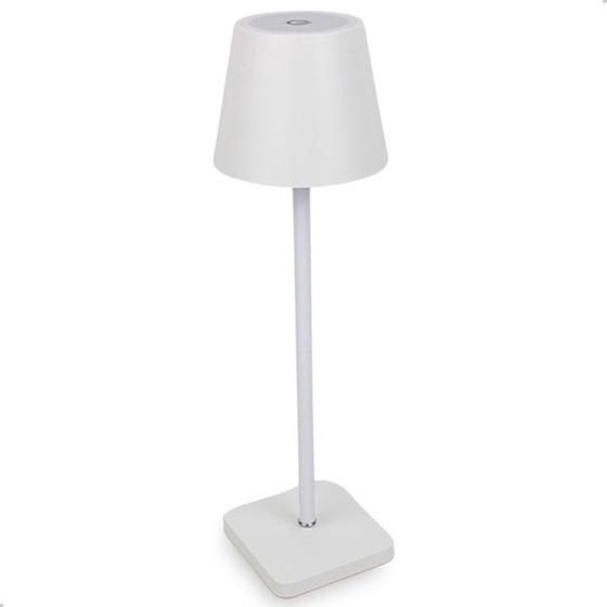 Imagem de Abajur Luminária de Mesa Touch Sem Fio Recarregável 3 Modos