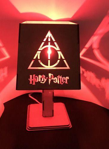 Imagem de Abajur Luminária Em Mdf  Decoração  Harry Potter