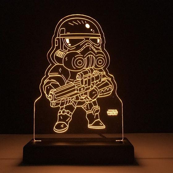 Imagem de Abajur Luminária LED Stormtrooper Star Wars