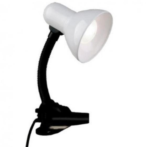 Imagem de Abajur Luminária Mesa Garra Flexível Articulável Clamp Lamp