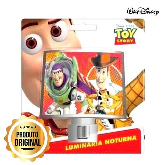 Imagem de Abajur Luminária Noturna Tomada Led Bivolt Toy Story Disney