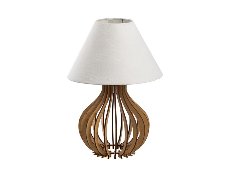 Abajur Luminária Quarto Com Cúpula Em Tecido Decoração P-Cru é boa?