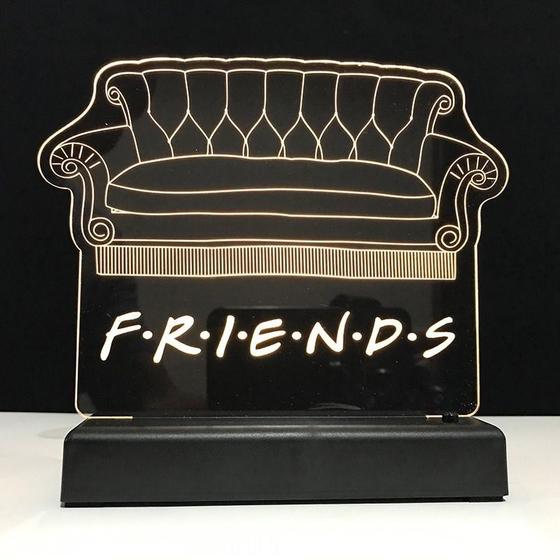 Imagem de Abajur Luminária Serie Friends Decorativa