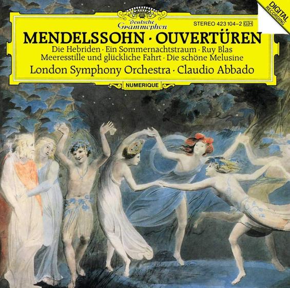 Imagem de Aberturas de CD de Mendelssohn - Claudio Abbado & London Symphony Orchestra