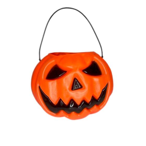 Imagem de Abóbora Luxo Doces Travessuras Decoração Halloween 18cm