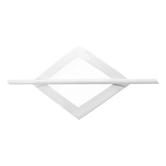 Imagem de Abraçadeira Fivela Losango Branco Pvc
