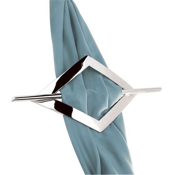 Imagem de Abraçadeira Fivela Losango Cromada Pvc