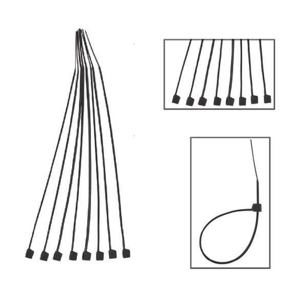 Imagem de Abraçadeira Nylon EDA 9LP - 100 unid. - Organização cabos