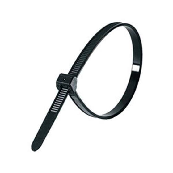 Imagem de Abraçadeira preto nylon largura 4,7 mm espessura 1,2 mm comprimento 200 mm