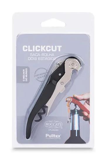 Abridor de Garrafas / Saca-Rolhas Pulltex ClickCut Preto Menor preço em Abridor de Garrafas / Saca-Rolhas Pulltex ClickCut Preto