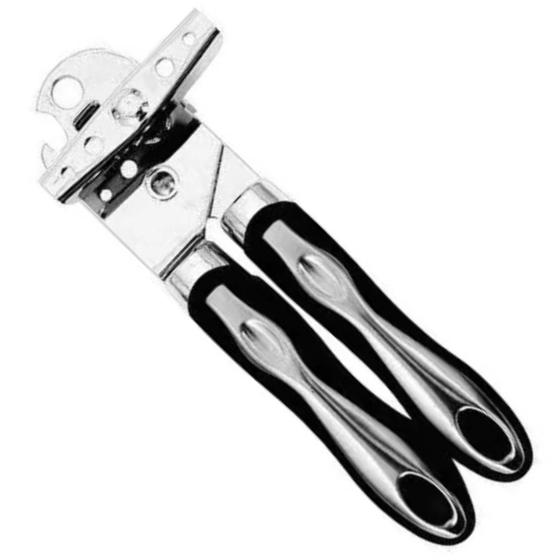 Abridor De Lata e Garrafa Manivela Profissional Inox Sem Rebarbas 21cm Menor preço em Abridor De Lata e Garrafa Manivela Profissional Inox Sem Rebarbas 21cm