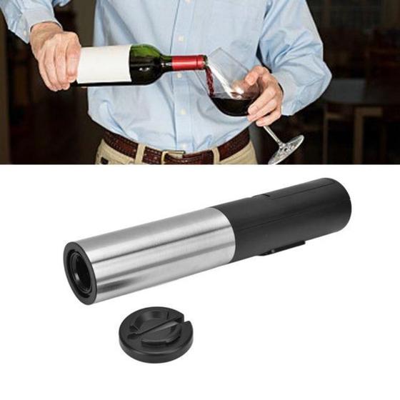 Imagem de Abridor De Vinhos Saca Rolhas Elétrico Automático Inox