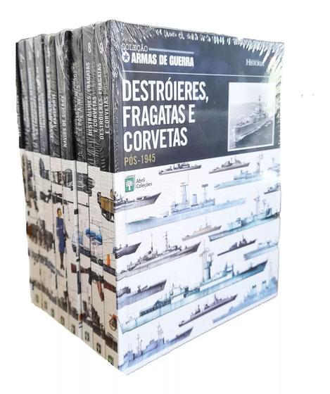 Imagem de Abril Coleções Livros Militarismo Armas de Guerra Kit 8 Volumes Edição de Luxa em Capa Dura