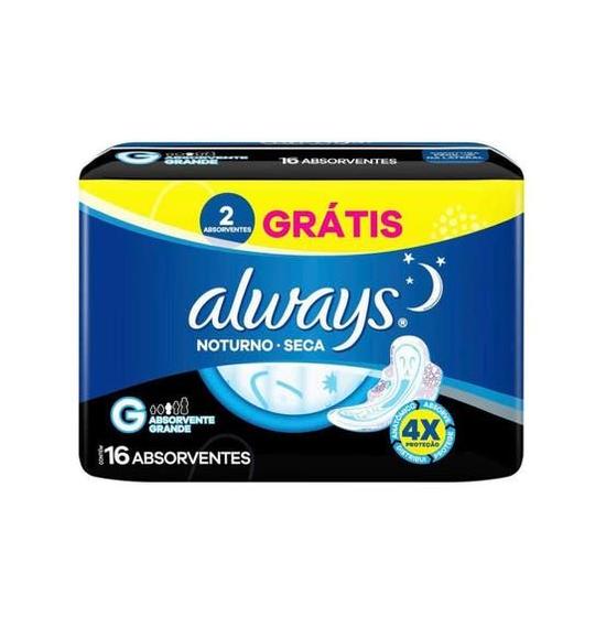 Imagem de Absorv always not seca c/aba l16p14un