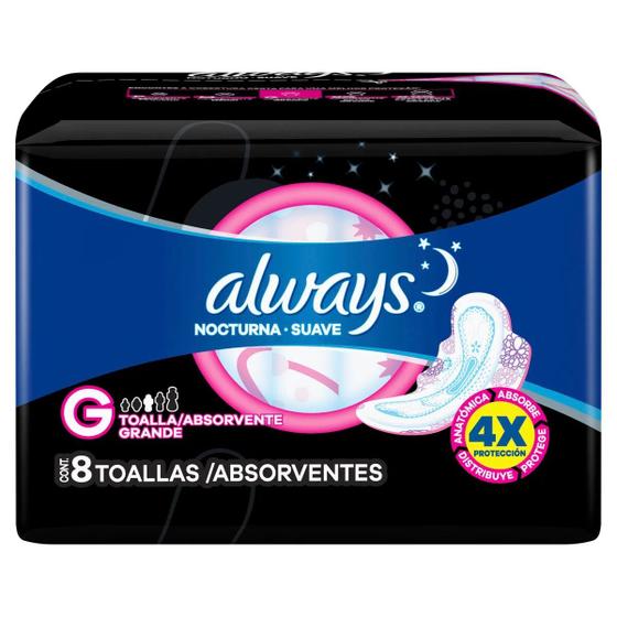 Imagem de Absorv always not suave c/aba 8un