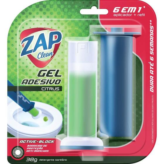 Imagem de Absorvedor de Odores ZAP GEL Sanicom Citrus com Aparelho - 38G