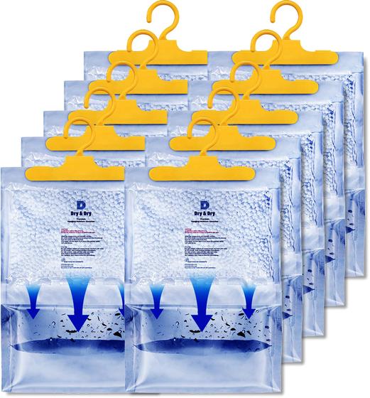 Imagem de Absorvedores de umidade Dry & Dry, pacote com 10 unidades Premium, 400 ml