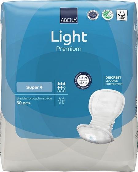 Imagem de Absorvente abri light super 4 c/ 30 und abena