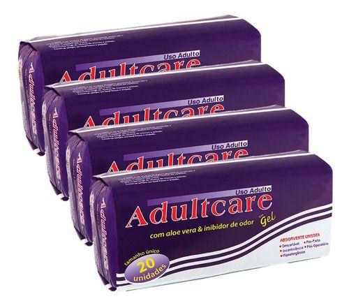 Imagem de Absorvente Adultcare Geriátrico Unissex Com 80 Unidades