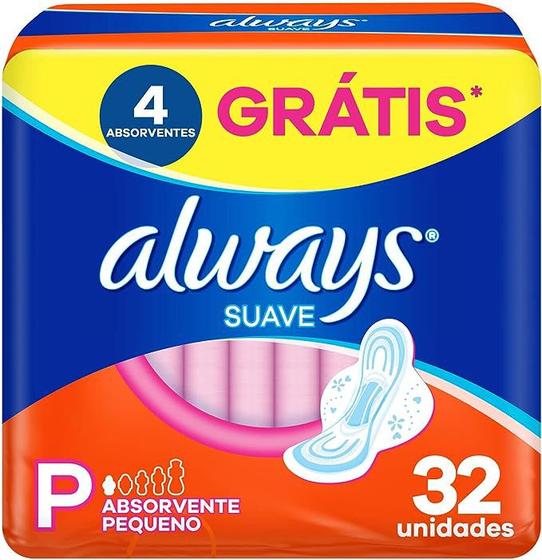 Imagem de Absorvente always suave c/abas c/32