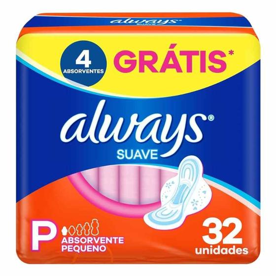 Imagem de Absorvente Always Super Proteção Seca com Abas 32 Unidades