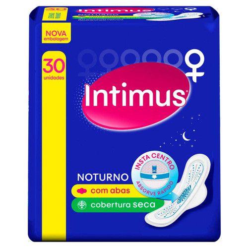 Imagem de Absorvente Externo Intimus Noturno Seca com Abas 30 unidades