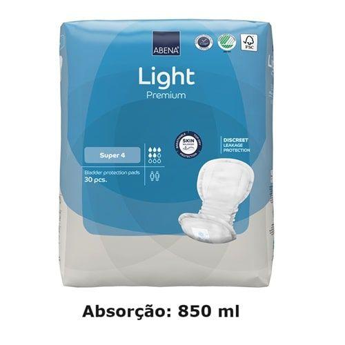 Imagem de Absorvente Feminino Abena Light Premium Super 4 (30 unid.)