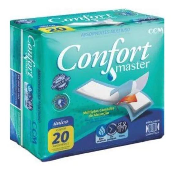 Imagem de Absorvente Geriátrico Confort Master - Kit C/ 6 Pacotes C/20