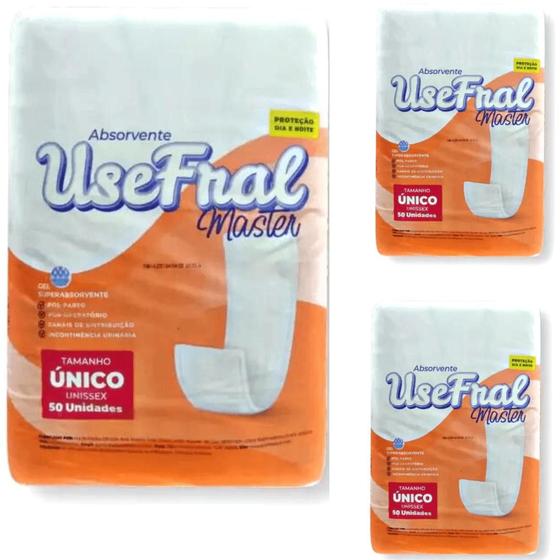 Absorvente Geriatrico Use Fral 3 Pacotes com 50 Unidades é boa?