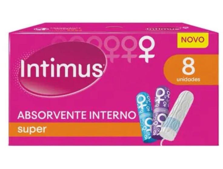 Imagem de Absorvente interno intimus super 8un