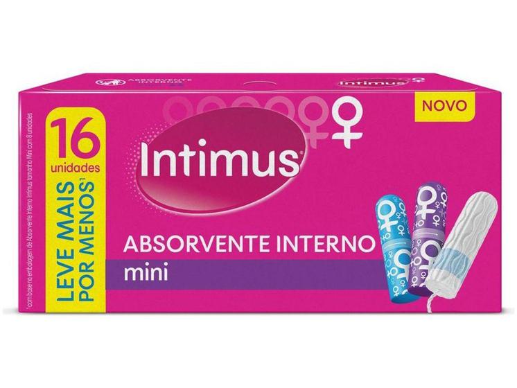 Imagem de Absorvente Interno Mini - Intimus 16 Unidades