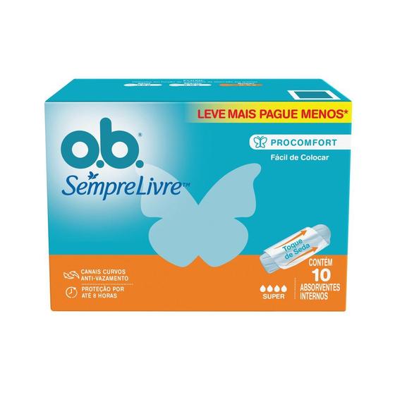 Imagem de Absorvente Interno OB Super Com 10 Unidades