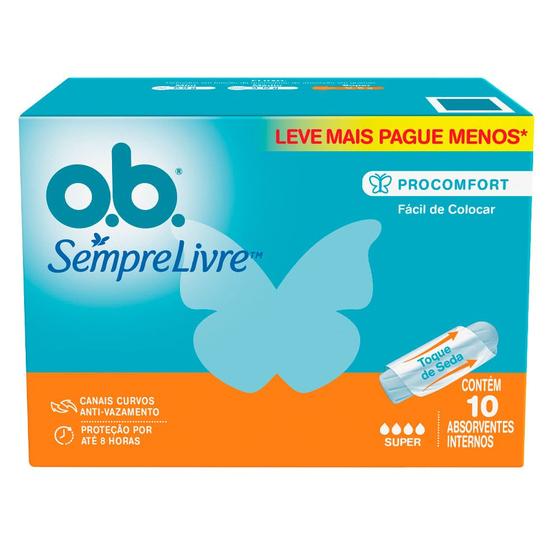 Imagem de Absorvente Interno OB Super Com 10 Unidades