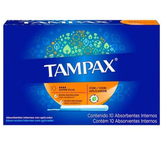 Imagem de Absorvente interno tampax super plus 10un